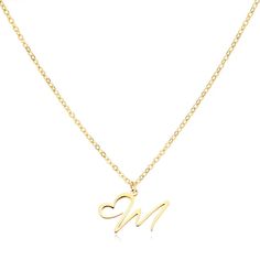 *Free* Gift With Every Order!! Letter M Cursive Heart Initial Necklace Chain Length 15 1/2 - 18 Inches Adjustable All Jewelry Comes Beautifully Packaged And Ready For Gift Giving. M Letter Necklace, M Cursive, Heart Initial Necklace, Order Letter, Amethyst Stone Necklace, M Initial, Scorpio Necklace, Initial Heart Necklace, M Necklace