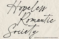 a piece of paper with writing on it that says homeless, romantic sciity written in cursive black ink