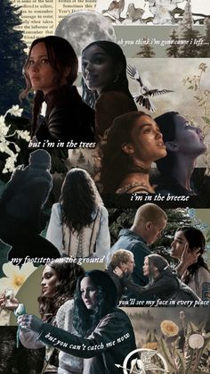 the twilight saga movie poster with many different scenes