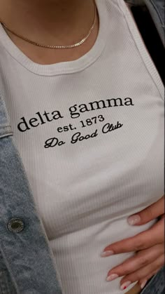 Delta Gamma Philanthropy Shirt, Delta Gamma Graphics Design, Delta Gamma Sweatshirt, Delta Gamma Anchor Big Little, Sorority Tshirt Designs Trendy, Vintage Sorority Shirts, Delta Gamma Shirts Design, Delta Gamma Merch