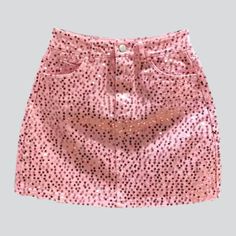 Bring on the nostalgia with our striking Y2K-style Rihnsotne Embellished Pink Denim Skirt ââ‚?now available from the 2023 Summer Collection! This mid-waisted mini skirt is a timelessly chic piece that's sure to take your wardrobe to the next level.Distinctive Features: Y2K-Inspired Style: An unmistakable throwback to a modern-defining era. this skirt oozes effortlessly cool vibes. Rihnsotne Embellishments: Our signature rhinestones add a unique flair. elevating this piece to one-of-a-kind status Trendy Sequined Mini Skirt, Trendy Sequined Mini Skirt For Spring, Trendy Sequined Skirt, Trendy Mini Skirt With Sequins, Spring Pink Mini Skirt With Pockets, Pink Mini Skirt With Pockets For Spring, Pink Mini Denim Skirt With Pockets, Pink Denim Mini Skirt With Pockets, Pink Mini Skirt For Fall