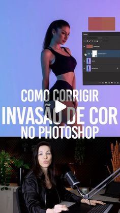 Aline Freitas | Professora de Photoshop on Instagram: "📌 O tom de pele varia dependendo da etnia, iluminação e contexto, mas em geral, fica na área do vermelho, laranja e amarelo na roda de cores.

Pele clara: Geralmente aparece mais próxima dos tons vermelhos e rosados na roda de cores, com variações que podem puxar levemente para o laranja.
Pele média: Fica em torno dos tons laranja e pêssego, variando entre tons quentes e amarelados.
Pele escura: Tende a ter mais profundidade nos tons de marrom e pode conter variações que puxam para o vermelho ou até um tom mais frio (ligeiramente esverdeado em algumas sombras).

👩🏻‍💻 Nesta imagem a luz e cor do fundo provocaram uma invasão no tom da pele, deixando-a na faixa dos magentas, por isso fiz a correção. A paleta de cores como referência a