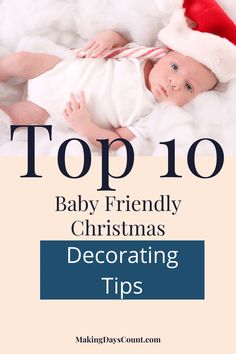 Are you preparing for Christmas? Here are 10 Baby Friendly Christmas Decorations Tips that you don't want to miss. Preparing For Christmas, Battery Powered Candles, Felt Tree, Shatterproof Ornaments, Space Baby, First Time Parents, Baby's First Birthday, Mom Tips