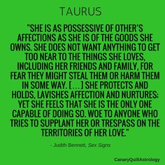 a green background with the words taurus written in black and white, on top of it