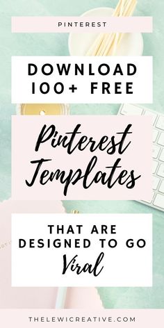 the pinterest templates that are designed to go virtual