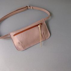 Waist Bag Leather, Hip Pouch, Leather Hip Bag, Ethnic Bag, Fanny Bag, Practical Bag, Leather Fanny Pack