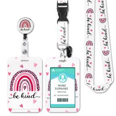 PRICES MAY VARY. The lanyard set includes - a Detachable flower neck lanyard, a Stretchable Badge Holders Reels, and an id badge holder with a printed pattern. High-Quality Materials - Adorable retractable badge holder, ID card holder, and lanyard are just the right sizes for adults and students. It is small and light, easy to carry and use. A sturdy and wearable badge and lanyard will stay with you for long periods of time. Retractable Badge Reel - The nylon cord of the badge reel can be easily Cute Lanyards, Neck Lanyard, Bus Card, Chain Lanyard, Wrist Lanyard, Card Pouch, Travel Luggage Tag, School Supply Labels, Retractable Badge Holder