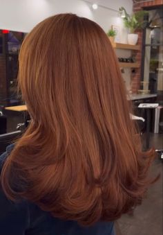 Copper Cinnamon Hair, Cinnamon Auburn Hair Color, Chestnut Cinnamon Hair, Cinnamon Copper Hair Color, Copper Hair With Fringe, Ginger Highlights On Brown Hair, Red Caramel Hair, Cinnamon Ginger Hair, Auburn Copper Hair Color