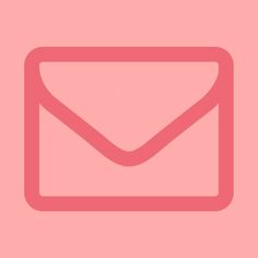 an email envelope icon on a pink background