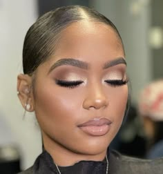 Black Bridal Makeup, No Make Up Make Up Look, Birthday Makeup Looks, Brown Girls Makeup, Natural Glam Makeup, Brown Skin Makeup, Glam Makeup Look, Braut Make-up