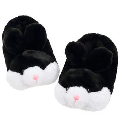 PRICES MAY VARY. STYLISH CUTE DESIGN: Fuzzy upper with fleece lining to keep your feet warm and comfortable on cold winter days. It won't feel sultry in summer, very cute slipper style and embroidered decorations add some fun. The suitable choice for family, friends and loved ones. SOFT MEMORY FOAM INSOLE:The insole consists of a layer of thickened density elasticity insole. Wearing it you feel very comfortable and soft,providing long-lasting marshmallow-like comfort and warmth for tired toes an Slippers Funny, Pig Slippers, Bearpaw Slippers, Paw Slippers, Funny House, Dog Slippers, Cat Slippers, Bunny Slippers, Classic Slippers