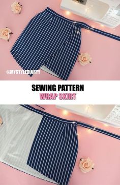 the sewing pattern for this skirt is easy to sew