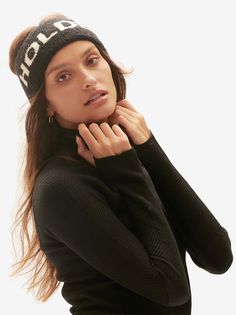 A luxury cold-weather headband knit from a supple virgin wool blend. Made in Italy. Material: 70% Wool, 30% Nylon Fabric Origin: Europe Country of Manufacture: Italy Fit: OSFA Features: Knit-in Logo, Luxuriously Soft Color: Black/Soft Cream Trendy Winter Headband, Knitted Winter Headband, Europe Country, Headband Knit, Cute Online Clothing Stores, Clothing Stores, Nylon Fabric, Soft Colors, Women Collection