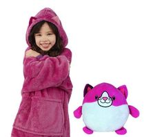 Gift for kids Cartoon Pillow (transform into Kid Hoodie) Gift for kid gift for girls gift for boys Kids Toys Storage Ideas, Toys Storage Ideas, Hoodie Pajamas, Kids Toys Storage, Cosy Outfit, Cuddly Blanket, Hooded Winter Coat, Toys Storage, Animal Hoodie