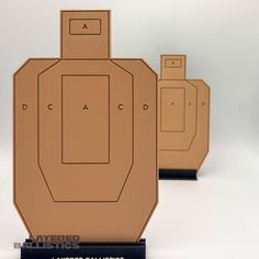 an image of a cardboard target set