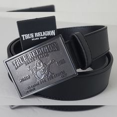 True Religion Authentic Torn Heavy Weight Concert Ticket Plaque Buckle Belt Men's Size 38 Black.Condition Is New With Tags . A Rectangle Buckle Resembles A Concert Ticket And Playfully Finishes This Wide Strap Belt. 1.5" Belt Width, 2" Buckle Width Post Closure Multiple Holes For Adjustable Sizing Metal/Synthetic Imported True Religion Belt, Belt Ring, Concert Ticket, A Rectangle, Silver Belts, Concert Tickets, Pandora Bracelets, Buckle Belt, Hair Care Tips