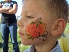 Painting Illusions, Halloween Face Paint Designs, Cute Pumpkin Faces