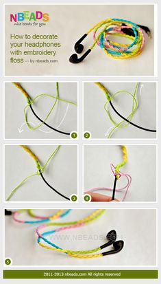 instructions to make an easy bracelet with cords