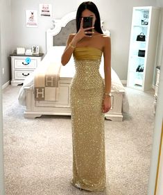 Strapless%20Pearl%20Sequin%20Maxi%20Dress%20Gold%0D%0ADESIGN%3A%0D%0A%0D%0AColor%3A%20Gold%0D%0AStrapless%20design%0D%0ASleeveless%0D%0ADraped%20detail%0D%0ASequined%0D%0AEmbellished%20with%20pearls%0D%0AConcealed%20zipper%20at%20back%0D%0AGentle%20Dry%20Clean%20Only%0D%0ALength%3A%20Maxi%0D%0A%0D%0AMATERIAL%3A%0D%0A%0D%0APolyester%20%2B%20Cotton%20%2B%20Silk%0D%0AHigh%20quality%20durable%20fabric.%0D%0ADelicate%20sewing%20and%20hemming%20by%20durable%20needle%20lockstitch%20machine.%0D%0AYKK%20zipper%20(known%20as%20the%20most%20durable%20and%20reliable%20zippers%20manufactured%20today).%0D%0ATo%20maintain%20the%20beauty%20of%20your%20garment%2C%20please%20follow%20the%20care%20instructions%20on%20the%20attached%20label.%0D%0AColor%20may%20vary%20due%20to%20lighting%20on%20images.%20The%2 Strapless Dress Jewelry, Gold Formal Dress, Strapless Silk Dress, Silk Prom Dress, Mermaid Maxi Dress, Beaded Maxi Dress, Beaded Fabric, Gold Prom Dresses, Sequin Dresses