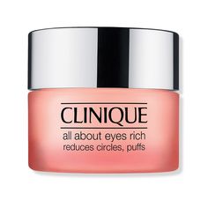 Brand New Full Size Clinique All About Eyes Rich Eye Cream With Hyaluronic Acid Bundle To Save! Clinique All About Eyes, Celebrity Skin Care, Clinique Happy, Eye Ball, Eye Creme, Eye Cream For Dark Circles, Best Eye Cream, Eye Anti Aging, Undereye Circles