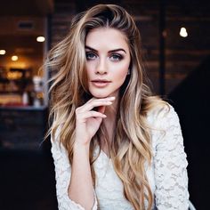 Marina Laswick, Make Up Inspiration, Long Blonde, Good Hair Day, Long Blonde Hair, Hair Dos, Gorgeous Hair, Hair Day