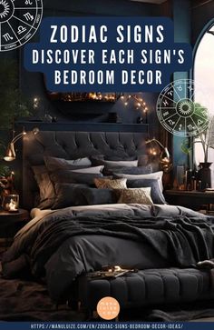 Fall Bedroom Ideas, Zodiac Signs Scorpio, Cozy Fall Bedroom, Fall Bedroom, Virgo Zodiac, Cozy Fall, Warm Colors, Rustic Decor, Bedroom Ideas