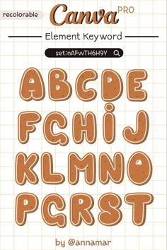 the font and numbers are made up of different types of letters, including one for each letter