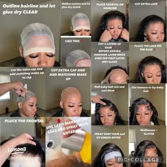 How to install a wig 🥰 Wig Install Step By Step, Wig Install Business, How To Install A Wig Step By Step, T Part Wig Install, Wig Essentials List, Wig Install Tutorials, Wig Tips, Diy Hair Wig, Got2b Glued