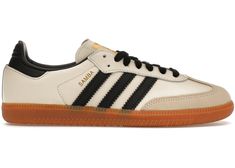 Buy and sell StockX Verified adidas shoes on StockX including the adidas Samba OG Cream White Sand Strata (Women's) and thousands of other sneakers with price data and release dates. Spy Shoes, Luxury Brands Shopping, Effortless Fall Outfits, Adidas Outfits, Black And White Adidas, Luxury Clothing Brands, What To Wear Fall, Wishlist 2024, Style Lookbook