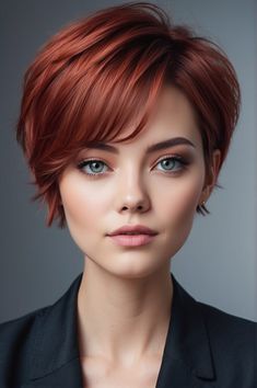 From Pixie to Bob: Short Hairstyles That Perfectly Suit Round Faces 5 From Pixie to Bob: Short Hairstyles That Perfectly Suit Round Faces Pixie Haircut Low Maintenance, 21st Birthday Hairstyles, Cool Hairstyles For Girls, Hair Things, Haircut Styles, Hair Haircuts