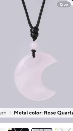 This delicate Crystal Moon Necklace features a beautiful moon-shaped crystal on a black cord that is easily adjustable. Elevate your style with this stunning piece that can be worn at any length. Perfect for any occasion and a great addition to any outfit. enjoy fast shipping, local delivery or visit us at MI Creator’s Cove located in Birchwood Mall, Fort Gratiot, Michigan. We would love to meet you! Crystal Moon, Beautiful Moon, Love To Meet, Moon Necklace, Elevate Your Style, Tiger Eye, A Black, Rose Quartz, Michigan