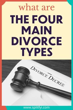 A divorce is a divorce, right? While all divorces end the same way- with a married couple going their separate ways- how they get to that point can go a number of different ways. Read on to learn about the 4 divorce types and the pros and cons of each. Gray Divorce, Diy Divorce, Divorce Law, Divorce Settlement, Communication Tips, Longest Marriage