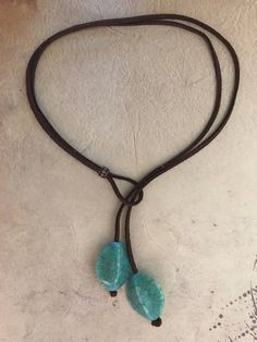 Leather Turquoise Choker Necklace International Showcase Gift | Etsy Turquoise Choker, Necklace Leather, Kraf Diy, Festival Jewelry, Bohemian Necklace, Bolo Tie, Boho Festival, Diy Schmuck, Bijoux Diy