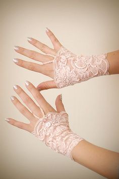 Victorian Corset, Hand Gloves, Corset Lace, Crochet Gloves, Sweet Peach