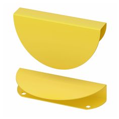 a yellow toilet seat and cover on a white background