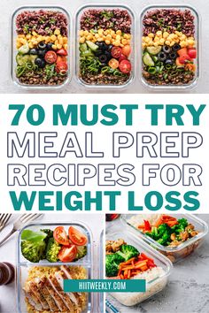 Discover 70 delicious and nutritious meal prep recipes to streamline your week! From vibrant salads to hearty soups and flavorful proteins, these recipes make healthy eating easy and convenient. Easy Healthy Eating