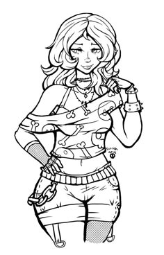 Melita by Suiish Comic Coloring Pages, Y2k Girl Coloring Page, Colouring Pages People, Bratz Outline, Women Coloring Pages, Person Coloring Page, Coloring Pages Y2k, Y2k Coloring Pages People, Coloring Pages People