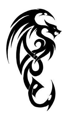 Dragon Tattoo Easy Drawing, Dragon Tattoo Simple, Dragon Tattoo Images, Simple Dragon, Stammestattoo Designs, Black Dragon Tattoo, Dragon Tattoo Drawing, Dragon Head Tattoo, Celtic Dragon Tattoos