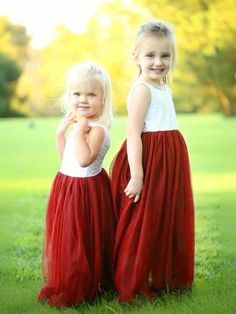 Young Girl Vintage Lace V-Back Straight Tulle A-Line Sleeveless Full-Length Flower Dress Red Elegant  Sleeveless  Plain A Line   Young Girls Clothing, size features are:Bust: ,Length: ,Sleeve Length: Red Flower Girl Dresses, Vintage Toddler, Girl Vintage, Flower Dress, Flower Girl Dress, Bow Hair Clips, Girl Baby, Dress Red, Flower Dresses