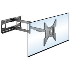 This 40-inch heavy duty mount is one of the longest extending mounts sold! Made from heavy duty steel with two support arms, this mount is designed to be one of the strongest possible brackets to support TVs weighing up to 110 pounds, so you know your TV is in safe hands. Tilt your screen down 15 degrees and swivel left or right at 3 pivot joints. Provides smooth adjustment for all directions so you can choose the most comfortable and healthiest viewing angles. Full motion movement makes this mo Full Motion Tv Wall Mount, Ceiling Tv, Tv Wall Mount, Tv Mounts, Large Tv, Flat Panel Tv, 110 Lbs, Wood Studs, Mounted Tv