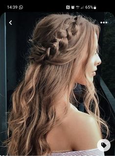 Bridesmaid Hair Medium Length Half Up, Grad Hairstyles, Bridesmaid Hair Medium Length, Fancy Hair, Prom Hairstyles For Long Hair, Hair Medium, Braided Hairstyles For Wedding, Formal Hairstyles, Wedding Hair And Makeup