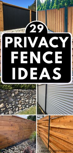 privacy fence ideas that are easy and cheap