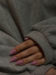 Casual Nails, Soft Nails, Blue Nail, Nails Polish, Manicure Ideas, Pink Nail, Elegant Nails