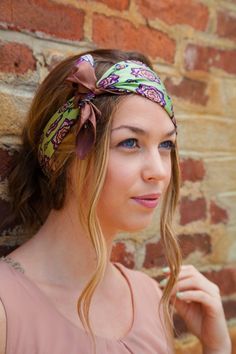 Beautiful handmade silk headband is great for summer days. It is made of highest quality our own designed silk fabric. It can be worn many different ways, tied in the back or front, on a side. You can also wear it as a scarf, belt, on your wrist or tied to your purse... Adjustable Bohemian Headband For Summer, Bohemian Adjustable Summer Headband, Adjustable Bohemian Summer Headband, Bohemian Summer Headband, Bohemian Adjustable Headwrap With Matching Headband, Adjustable Green Headband For Festivals, Adjustable Bohemian Headwrap With Matching Headband, Adjustable Bohemian Headwrap Headband, Bohemian Adjustable Bandana For Summer