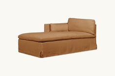 Gabriel Left Arm Facing Daybed in Sweet Potato Daybed Slipcover, Washable Slipcovers, Hardwood Plywood, Small Space Living, Daybed, Recycled Fabric, Natural Fabrics, Small Space, Natural Linen