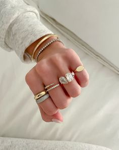 Jewelry Stack, Necklace Length Guide, Ring Inspo, Bracelet Size Chart, Baguette Diamond Rings, Diamond Stacking Rings, Kids Rings, Kids Bracelets