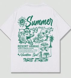 Elevate your wardrobe with our "Summer Street Style Tee," the perfect blend of comfort and bold streetwise flair. Crafted for those who appreciate a touch of the wild and the freedom of summer, this t-shirt is a must-have for your daily adventures.

Add this unique piece to your collection and embody the spirit of summer with style!

Sizes Available: From S to XXL, designed to fit all body types comfortably. Urban Style Slogan Tops For Summer, Urban Slogan Tops For Summer, Urban Style Logo Print Summer Tops, Urban Logo Print Summer Top, Urban Style Logo Print Tops For Summer, Urban Style Summer Tops With Logo Print, Relaxed Fit T-shirt For Summer Streetwear, Trendy Summer T-shirt With Logo Print, Urban Crew Neck T-shirt For Summer