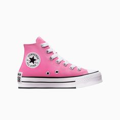 converse-kids-chuck-taylor-all-star-eva-lift-high-grade-school-shoes-a08468f Pink Converse, 5 Kids, Birthday List, Grade School, Big Time, School Shoes, 4 Kids, Black Kids, Chuck Taylor All Star