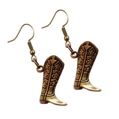 PRICES MAY VARY. Design: 1 pairs western west cowgirl texas countryside style, cowgirl boots with Spurs symbolize wild enthusiasm and freely. If you pursue a retro style cowgirl fashion, this boot spur earrings will be ideal choice. Serviceable and Lasting: these country earrings for women are made of quality alloy, reliable and solid, not easy to deform, tear or break, lightweight and comfortable to wear; The surface adopts a delicate electroplating process, which can keep its luster after long Texas Countryside, Women Cowboy Hat, Country Earrings, Earrings Cool, Countryside Style, Cowgirl Fashion, Electroplating Process, Halloween Parade, Cowgirl Jewelry