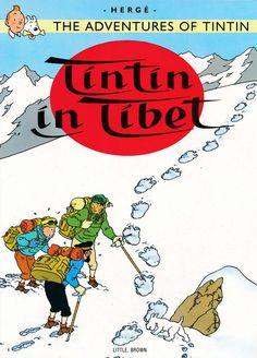 an old book with the title'les aventures de tintin'written in french